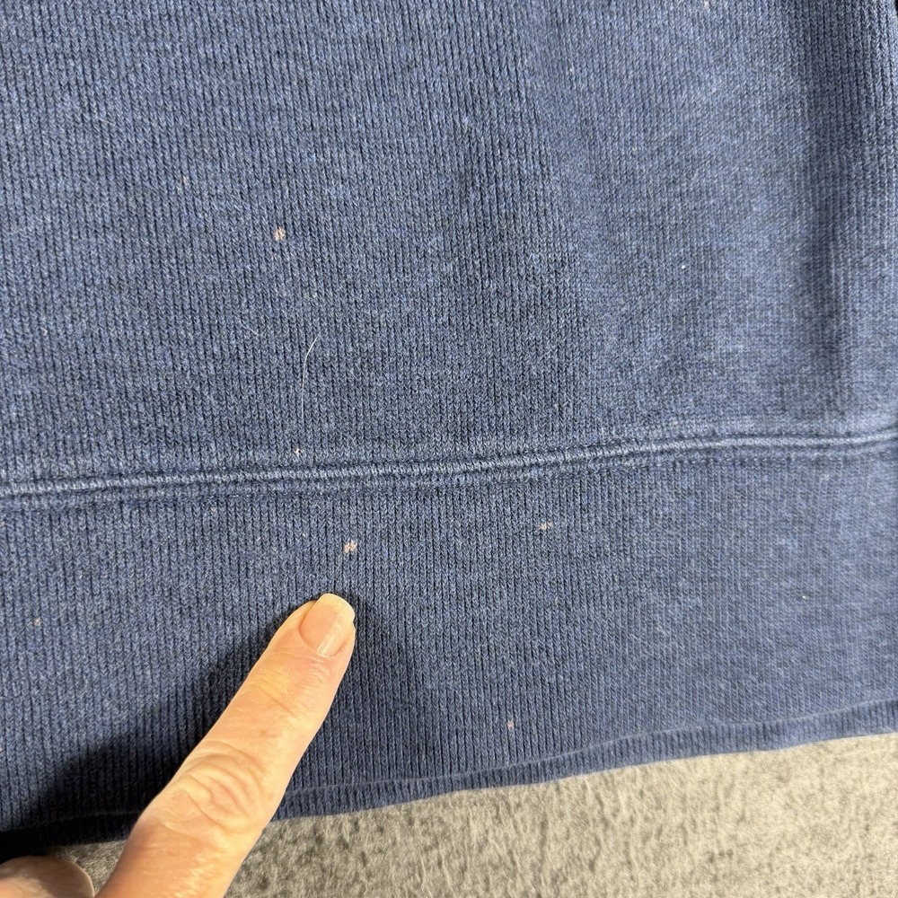 Vintage Polo Ralph Lauren Sweater Sweatshirt Preppy Men 2XL Blue Crewneck Pony - Picture 5 of 7